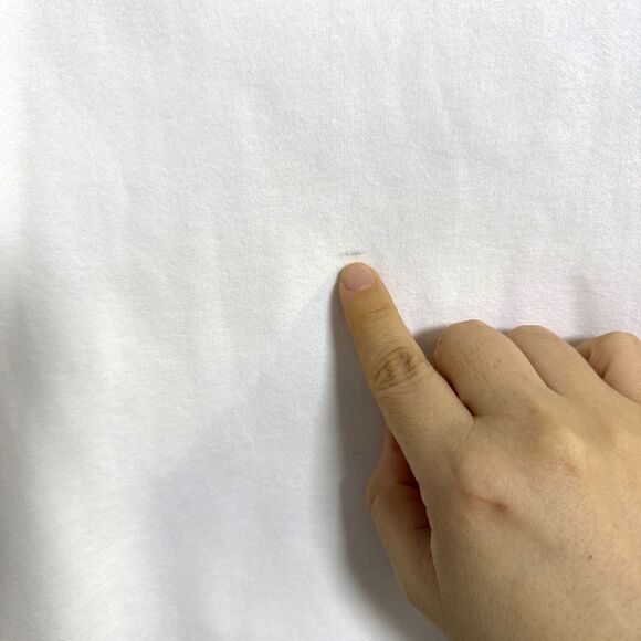 NWT Tommy Hilfiger Men's Ivory White Fleece Pullover Big Spelled Out Logo Sz XS - Picture 10 of 10